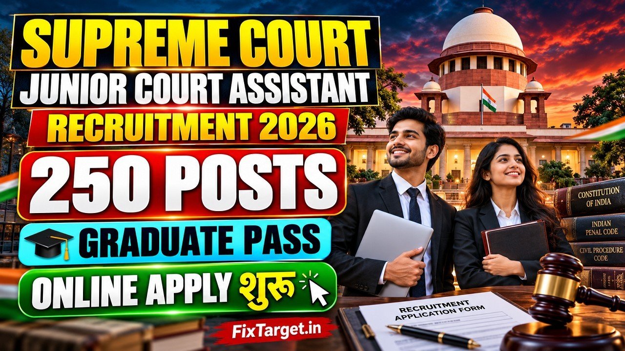 Supreme Court Junior Court Assistant Recruitment 2026