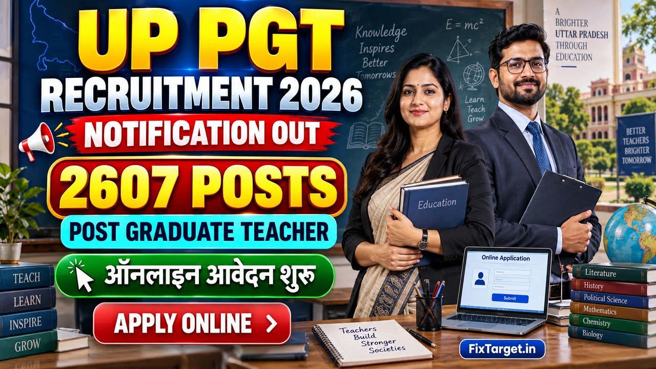 UP PGT Recruitment 2026